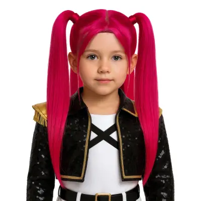 K-Pop Charm Barn Peruk - One size