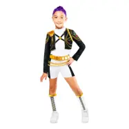 K-pop Demon Hunters™ Rumi Gold Hybrid Barn Maskeraddräkt - Medium