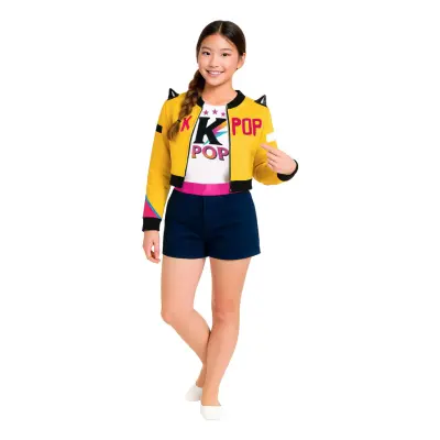 K-Pop Star Nova Barn Maskeraddräkt - Medium