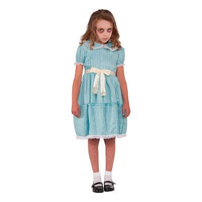 Läskig Tvilling Barn Maskeraddräkt - Medium