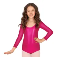 Långärmad Body för Barn Rosa Metallic - Medium