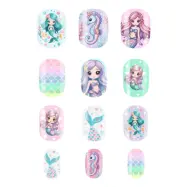 Lösnaglar Mermaid för Barn - 12-pack