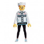 LEGO Cowgirl Barn Maskeraddräkt - Medium