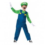 Luigi Deluxe Barn Maskeraddräkt - Small