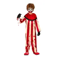 Mördarclown Jumpsuit Barn Maskeraddräkt - Large