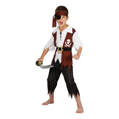 Mördarpirat Barn Maskeraddräkt - Large