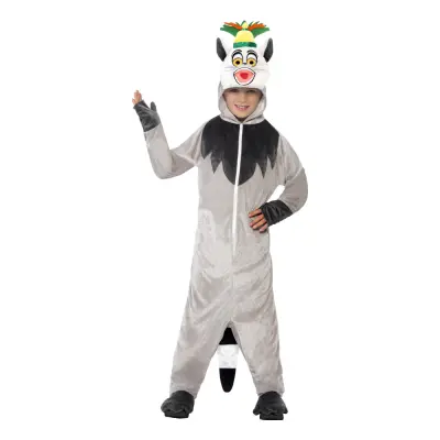 Madagaskar Kung Julien Barn Maskeraddräkt - Small