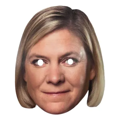 Magdalena Andersson Pappmask - One size