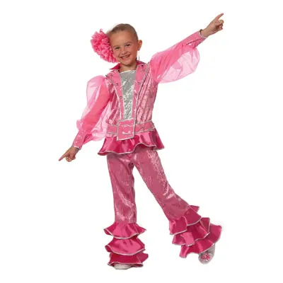 Mama Mia Rosa Barn Maskeraddräkt - 11-12 år