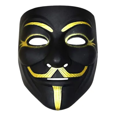 Mask Anonymous Svart - One size