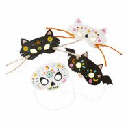 Masker Halloween DIY Kit för Barn - 8-pack