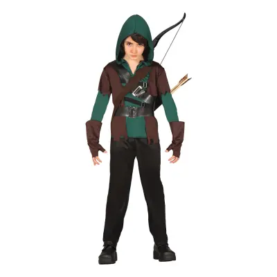 Medeltida Bågskytt Barn Maskeraddräkt - Small