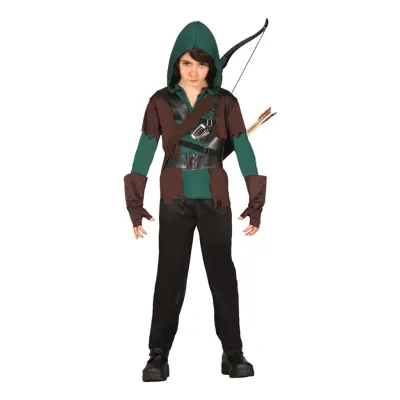 Medeltida Bågskytt Barn Maskeraddräkt - Large
