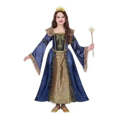 Medeltida Drottning Barn Maskeraddräkt - Large