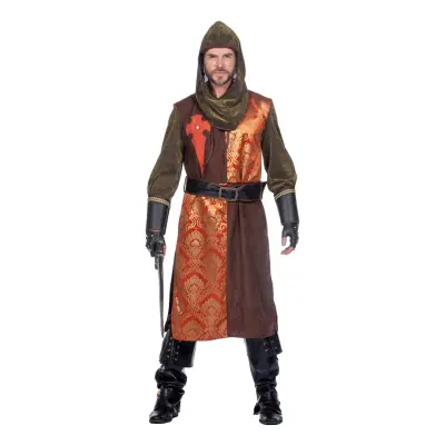 Medeltida Kung Deluxe Maskeraddräkt - Large