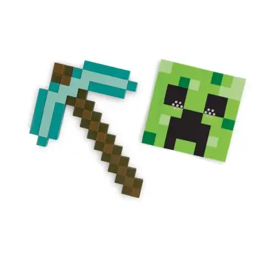 Minecraft Pickaxe&Mask Set Creeper - Minecraft -  Leksaksaffären