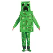 Minecraft Utklädning Creeper : Model - M (7-8 år)