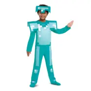 Minecraft Utklädning Diamond Armour : Model - S (4-6 år)