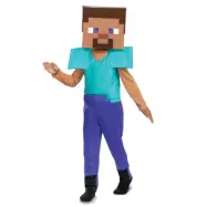 Minecraft Utklädning Steve : Model - S (4-6 år)