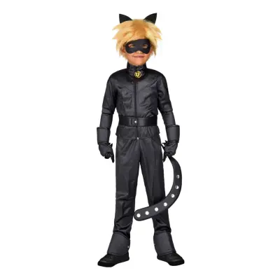 Miraculous Cat Noir Barn Maskeraddräkt - Medium