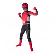 Morpher Power Ranger Röd Barn Maskeraddräkt - Large