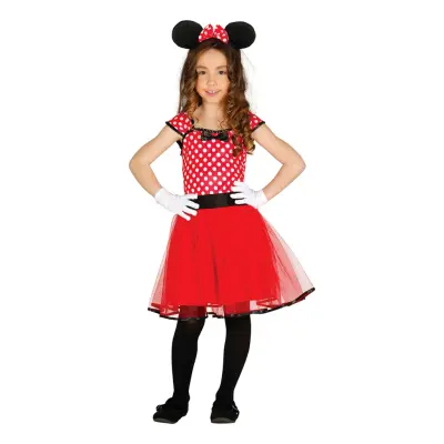 Mus Klänning Barn Maskeraddräkt - Large