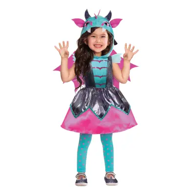 Mystisk Drake Barn Maskeraddräkt - X-Small