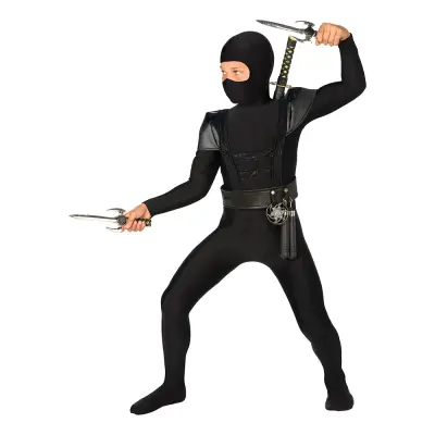Ninja Bodysuit Barn Maskeraddräkt - Small