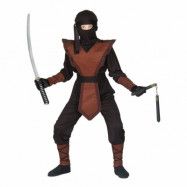 Ninja Jumpsuit Barn Maskeraddräkt - Small