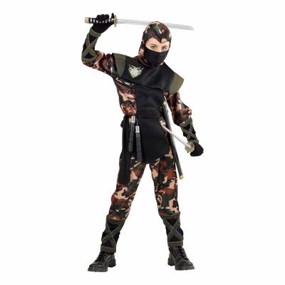 Ninja Soldat Barn Maskeraddräkt - Medium