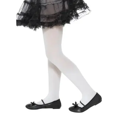 Ogenomskinliga Vita Strumpbyxor för Barn - One size