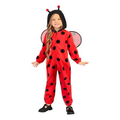 Onesie Nyckelpiga Barn Maskeraddräkt - Large