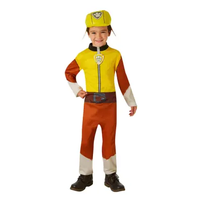 Paw Patrol Rubble Barn Maskeraddräkt - Medium