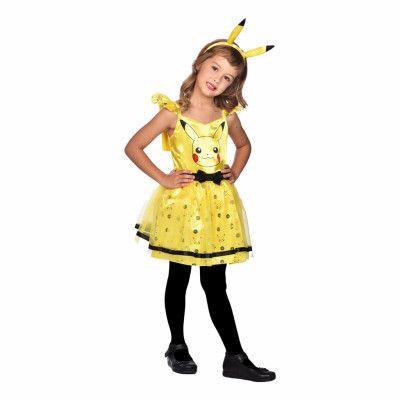 Pikachu Klänning Barn Maskeraddräkt - X-Small