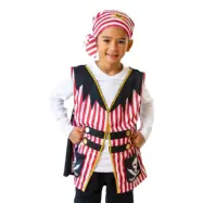 Pirat Maskeradset för Barn - Small