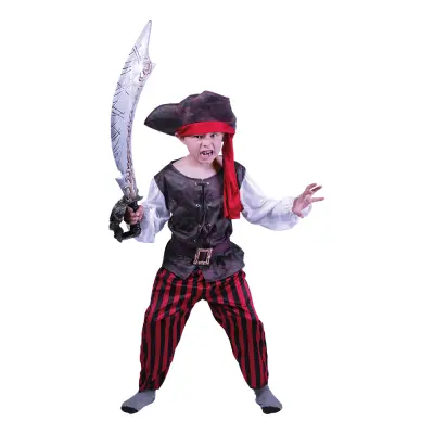 Piratpojke Barn Maskeraddräkt - Small