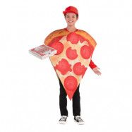 Pizza Slice Barn Maskeraddräkt - One size
