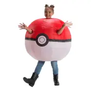 Pokéball Uppblåsbar Barn Maskeraddräkt - One size