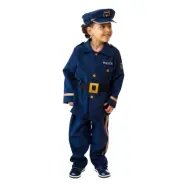 Polis Barn Maskeraddräkt - Small