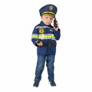 Polisjacka Barn Maskeraddräkt - X-Small
