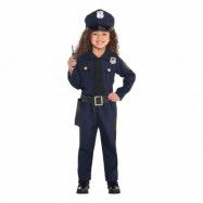 Polis Officer Barn Maskeraddräkt - Large