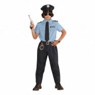 Polisofficer Pojke Barn Maskeraddräkt - Small