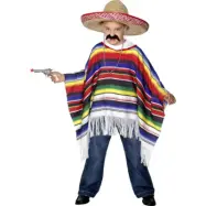 Poncho Maskeraddräkt Barn - Onesize