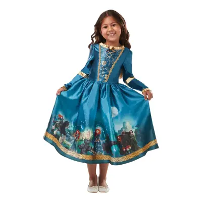 Prinsessan Merida Barn Klänning - Large