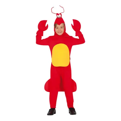 Röd Krabba Barn Maskeraddräkt - Medium