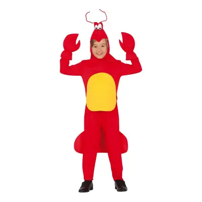Röd Krabba Barn Maskeraddräkt - Small