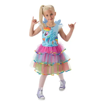 Rainbow Dash Barn Maskeraddräkt - Medium
