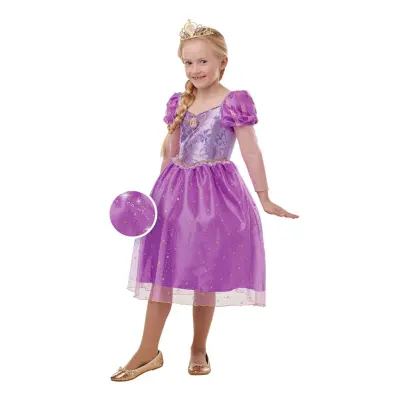 Rapunzel Sagobok Barn Maskeraddräkt - Medium