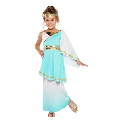 Romersk Gudinna Barn Maskeraddräkt - Large