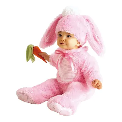 Rosa Kanin Bebis Maskeraddräkt - Medium